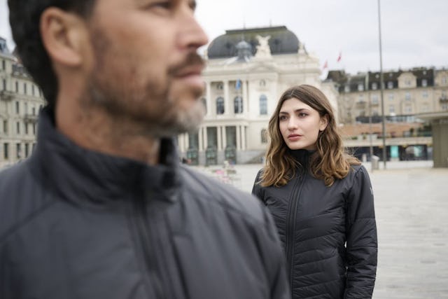 Die Jacke besteht aus nur zwei trennbaren Komponenten – das macht sie besonders recyclingfreundlich.