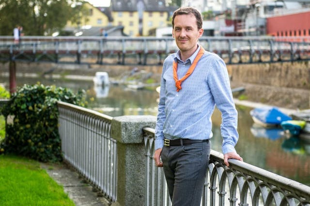 Cédric Favre (34 ans) fait du bénévolat depuis son adolescence.