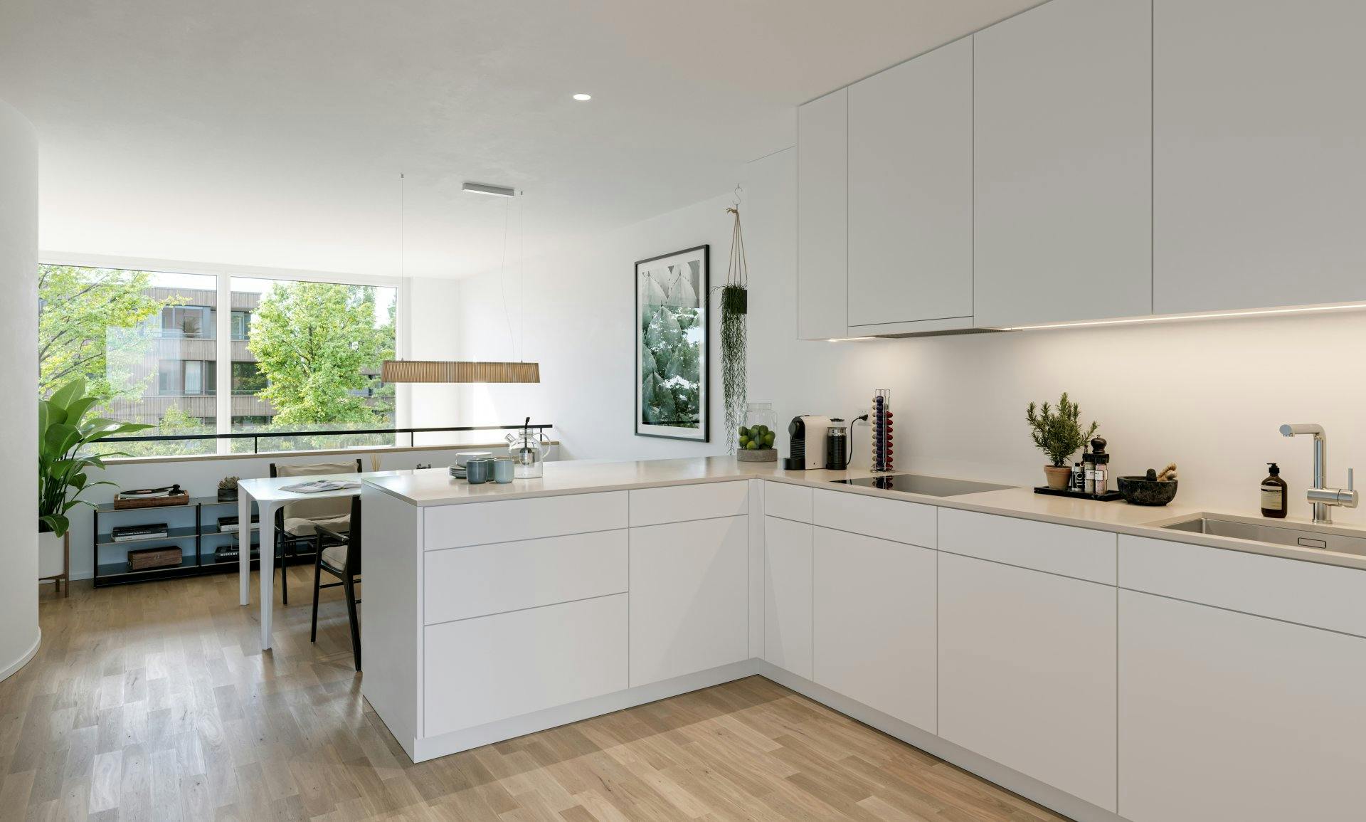 «Hinter Gärten» bietet ein individuelles Wohnangebot auf hohem Niveau – in hellen, lichtdurchfluteten Räumen mit durchdachten Grundrissen und hochwert...