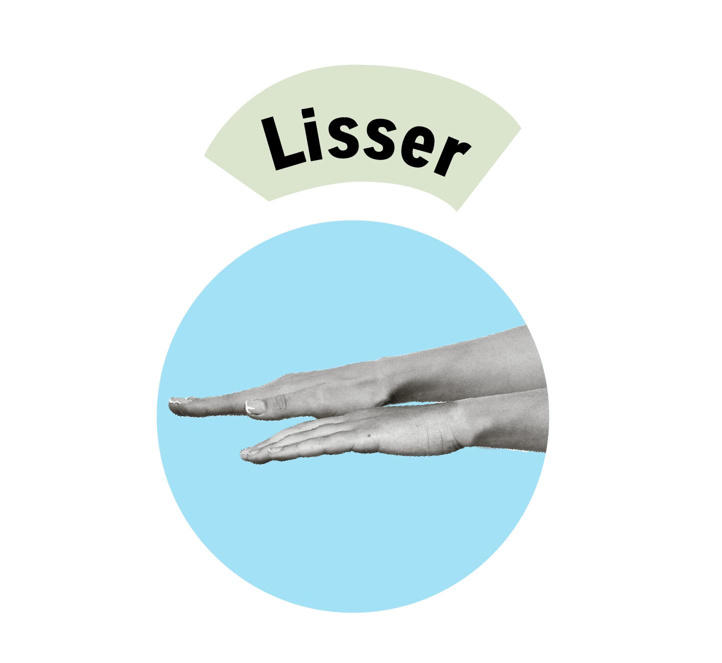 Effleurer le corps avec 
ses mains à plat: un geste simple et calmant.