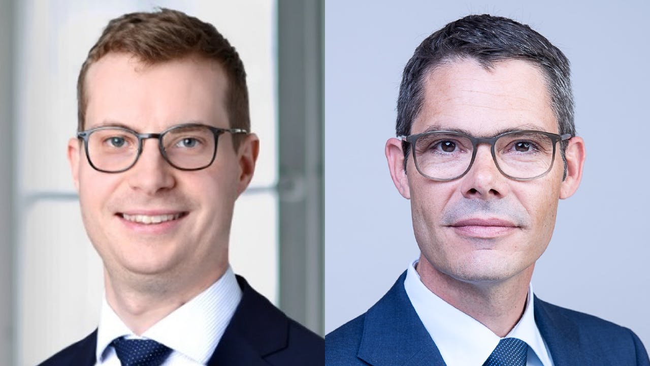Brice Hoffer, Portfolio Manager, Unified Global Alternatives (UGA) und Daniel Ammon, Head Institutional Client Coverage Switzerland.