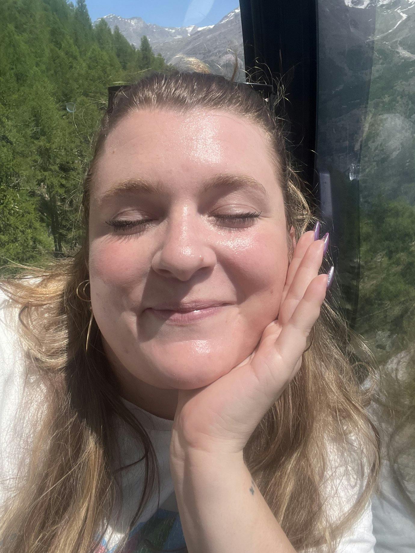 Natürlich darf der Sonnenschutz nicht fehlen, also hab ich mich hier ordentlich eingecremt.