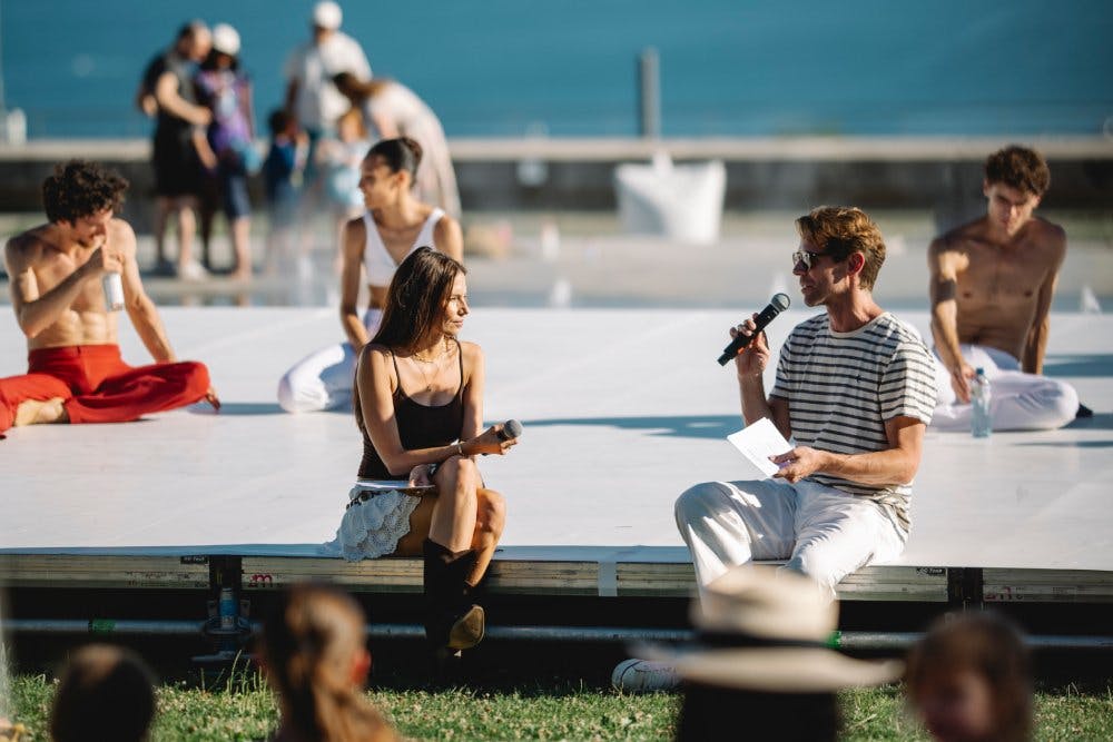 La démonstration du Béjart Ballet Lausanne a été commentée par Julien Favreau.