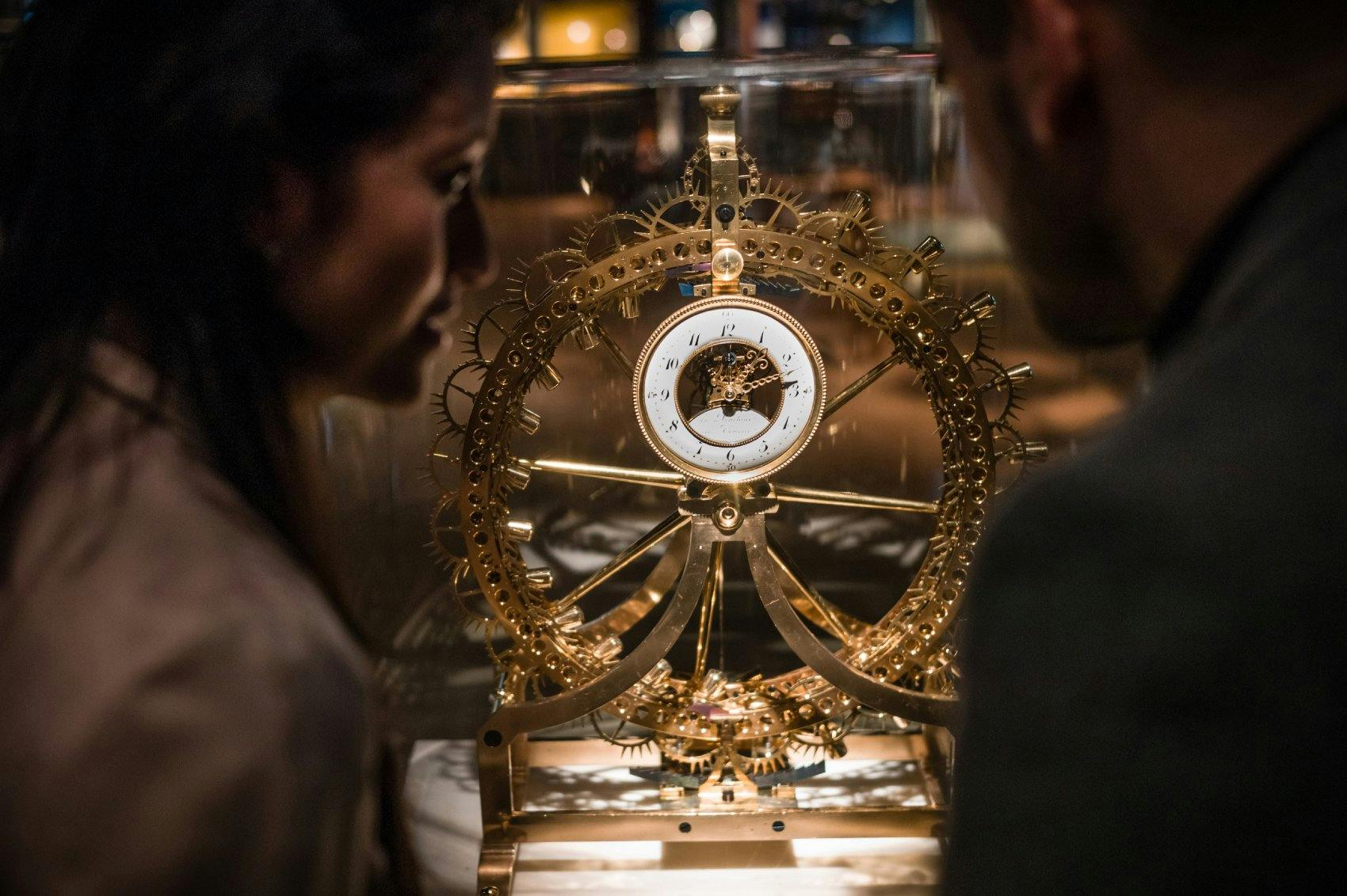 Im Fokus: Filigrane Technik, die einst die Zeit revolutionierte.
