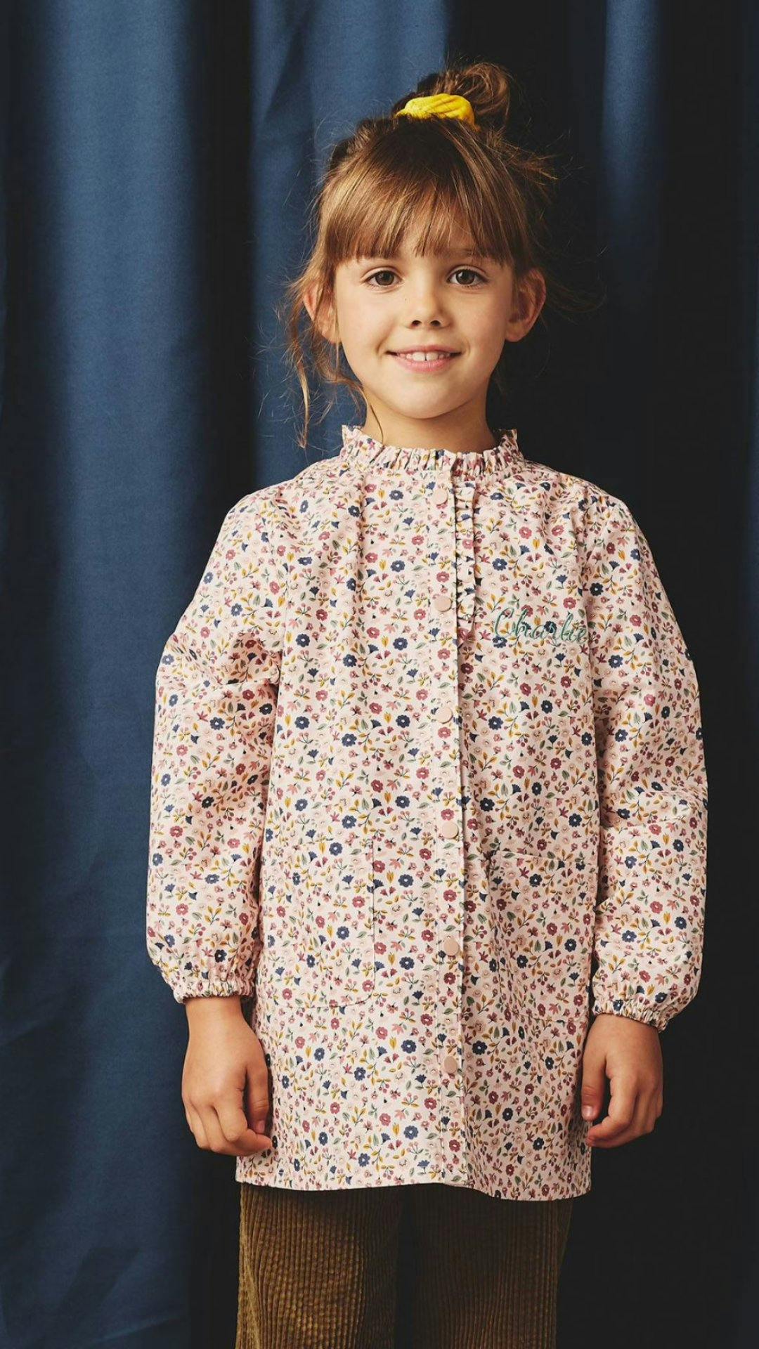 Geblümter Malkittel LILIBETH, personalisierbar, -25 Prozent, 18.71 Franken statt 24.95 Franken.