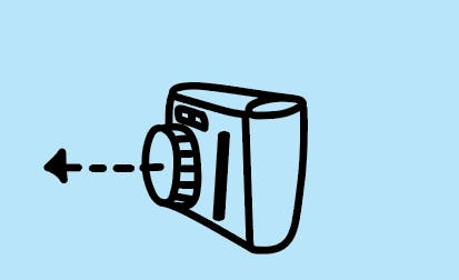 Um mehr Wirkung zu erzielen, geh näher an dein Sujet heran, anstatt zu zoomen.