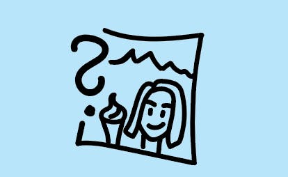 Entscheide dich für das Hauptmotiv: Ist es die Landschaft, deine Freundin oder die Glace in ihrer Hand? Das nennt man Zentrieren und braucht oft mehre...