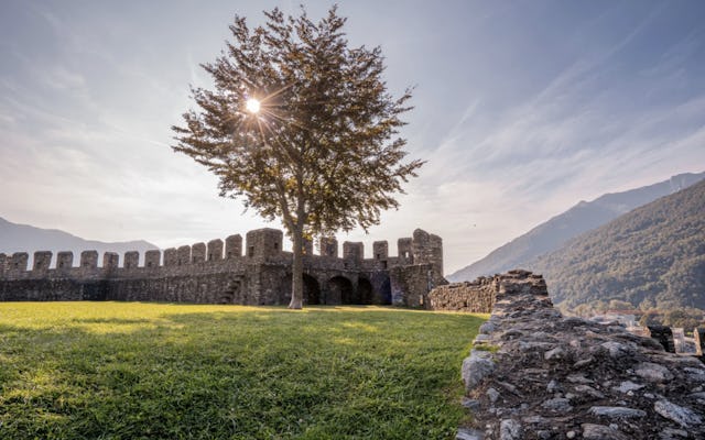 Les trois châteaux forts de Bellinzone comptent parmi les attractions principales du Tessin. Inscrits au patrimoine mondiale de l’UNESCO depuis 2000, ils sont uniques dans l’espace alpin. Avec ses châteaux forts, murs, tours, créneaux et portes, cet ouvrage de fortification impressionnant crée l’étonnement auprès de ses visiteurs.
Le plus ancien des châteaux forts construits au XIII est appelé Castelgrande ou Castello di San Michele ou encore Castello Uri. Deux tours, la Torre Nera (28 mètres) et la Torre Bianca (27 mètres), dominent la vieille ville de Bellinzone. Le Castelgrande abrite le musée archéologique et le musée des beaux-arts.