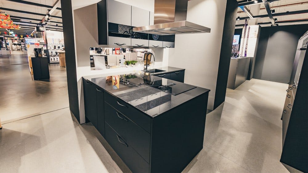 La grande nouveauté chez Conforama Villeneuve: un nouvel espace entièrement dédié aux cuisines.