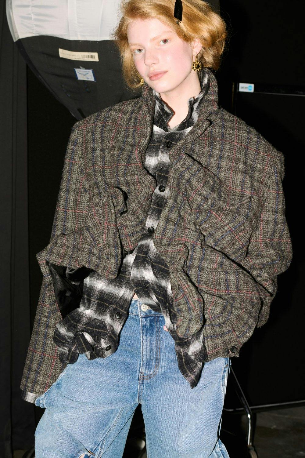 Le blazer en tweed est l’une des pièces préférées d’Ann-Sofie Johansson dans cette collaboration.