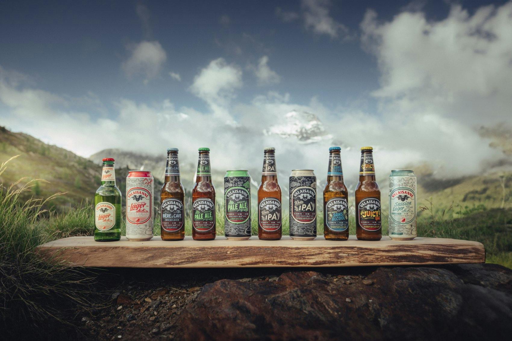 Les brasseuses et brasseurs de Valaisanne connaissent leur métier et confèrent à la bière ses caractéristiques typiques du Valais.