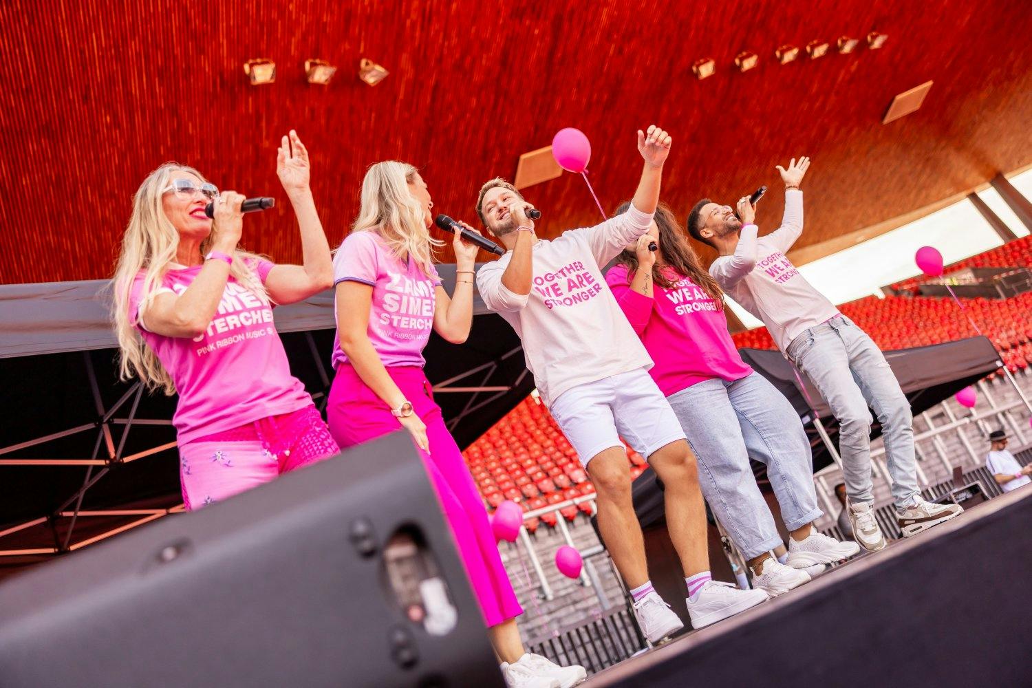 Einen ersten Vorgeschmack der neuen Songs gab es am diesjährigen Pink Ribbon Charity Walk.