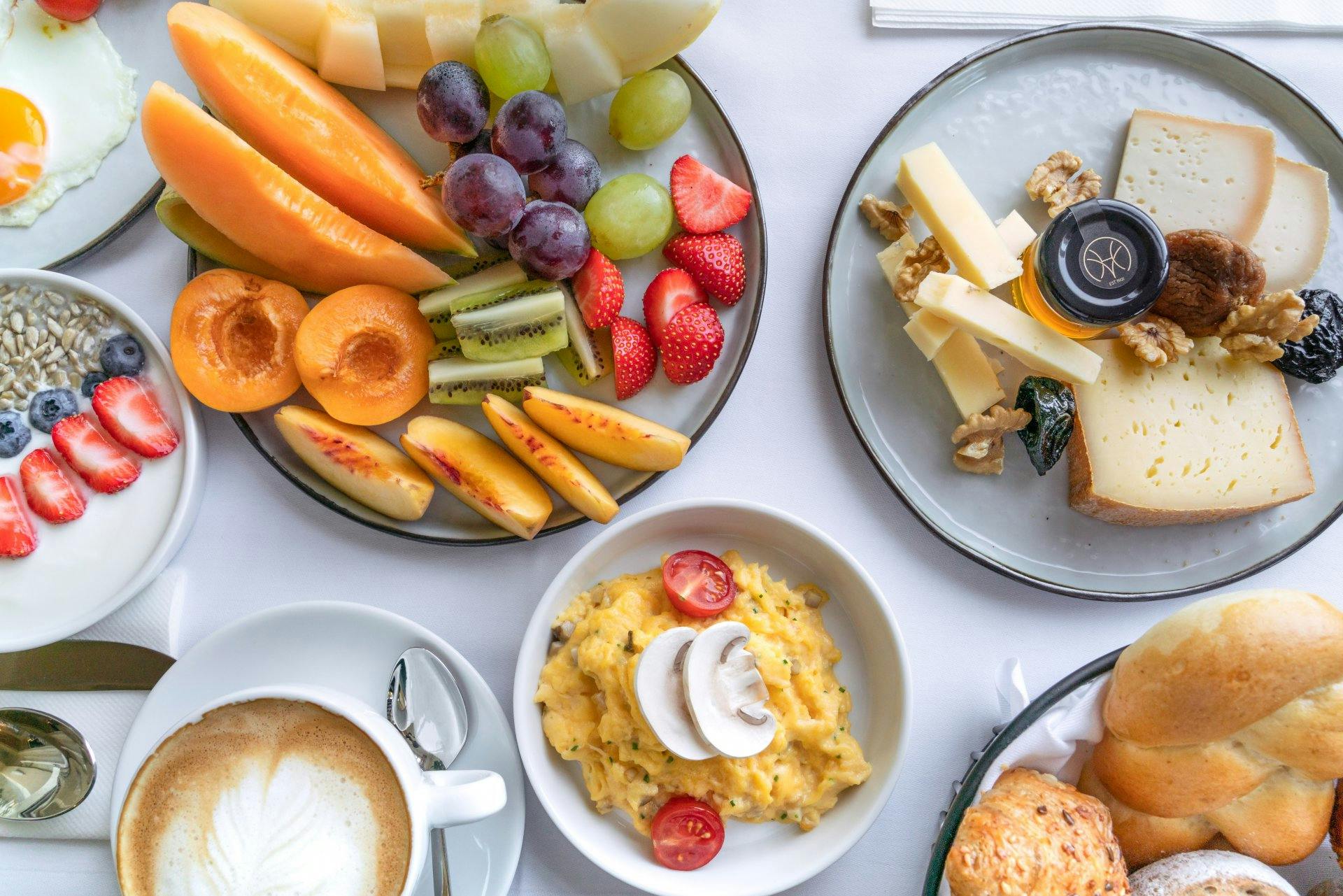 Der Brunch gehört zum Yoga-Package dazu.