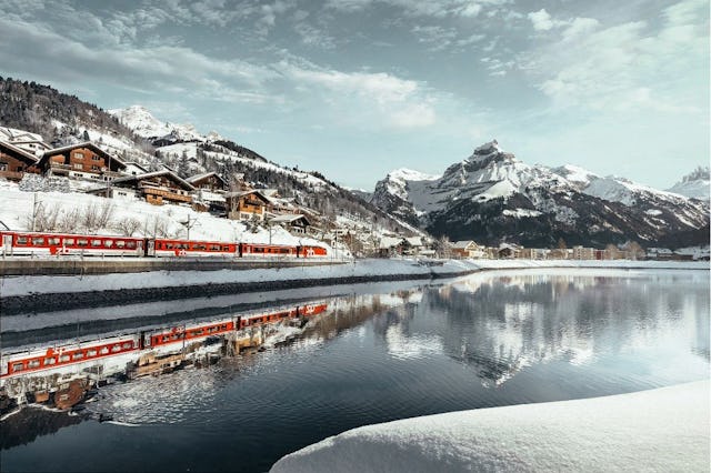 Engelberg vaut également le détour en hiver. La vallée est facilement accessible depuis Lucerne grâce à la Zentralbahn.