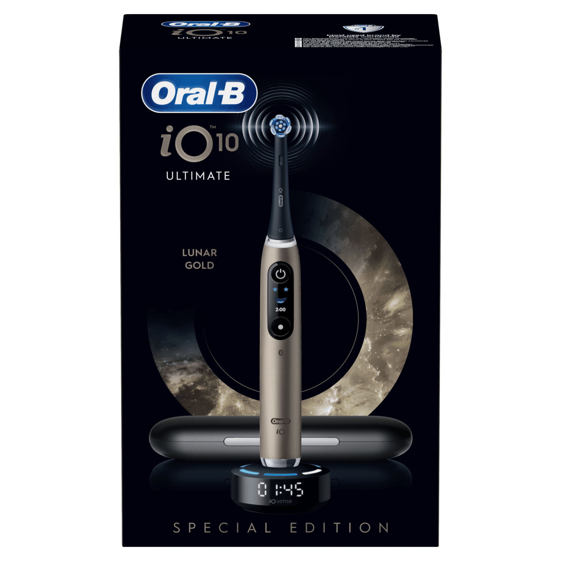 Für alle, die Luxus lieben: die neue Oral-B iO10 Special Edition in Lunar Gold. Erhältlich ab sofort für 600 Franken (UVP) im Schweizer Handel.