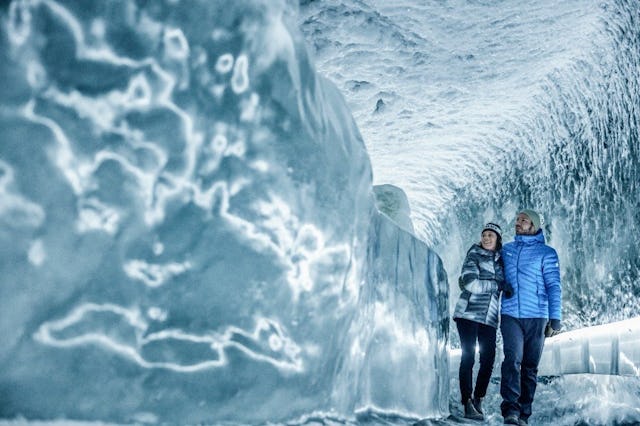Versteckt im Gletscherfeld zwischen Klein Matterhorn und Breithorn liegt der Gletscher-Palast. Hier kann man die faszinierende Welt von Eis und Schnee hautnah erleben.