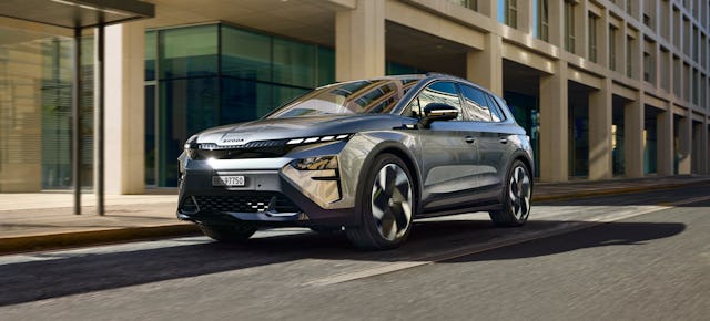 Der neue Skoda Elroq – kompakt, elektrisch und bereit für Winterabenteuer.