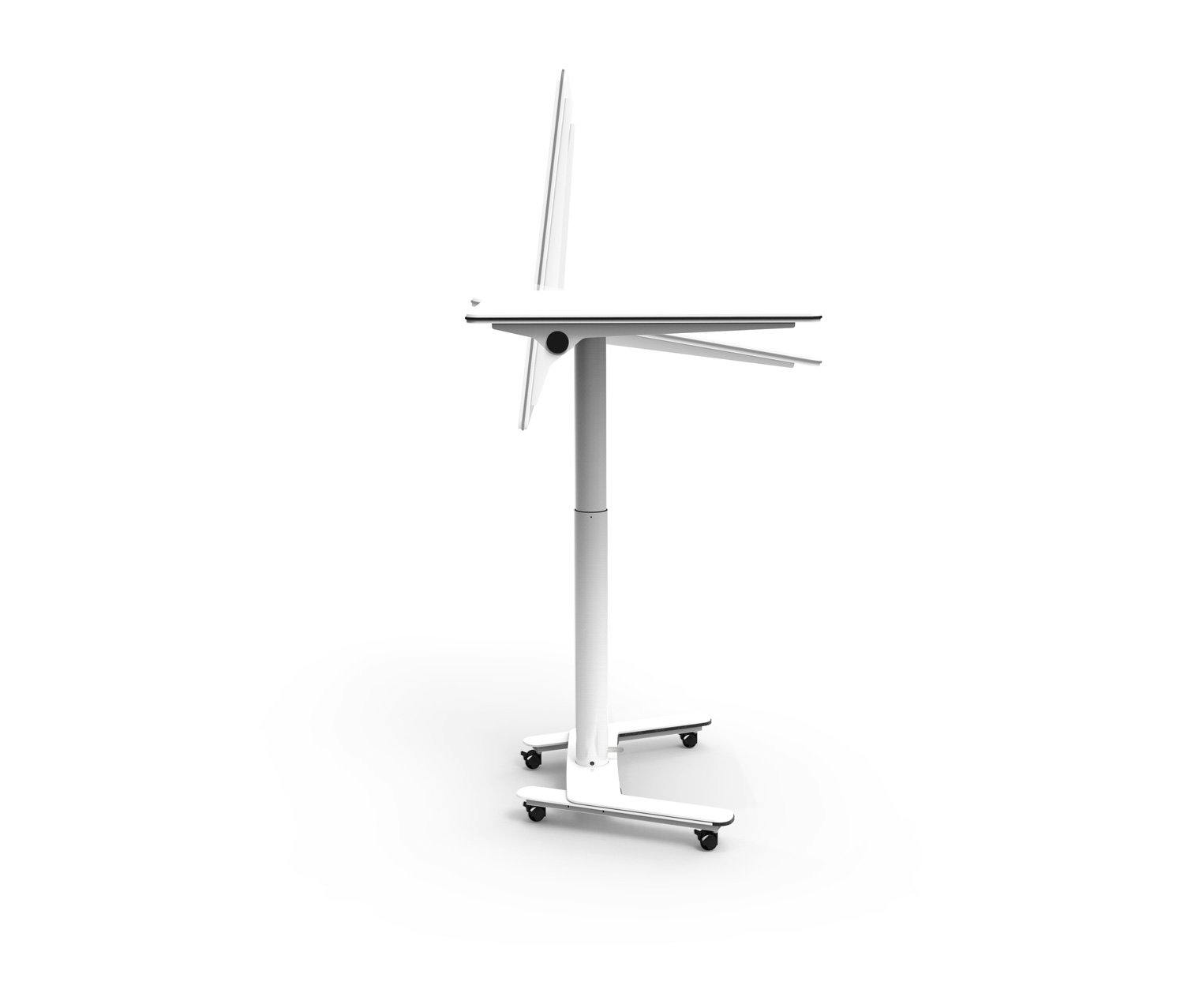 Tischplatte neigbar und abklappbar