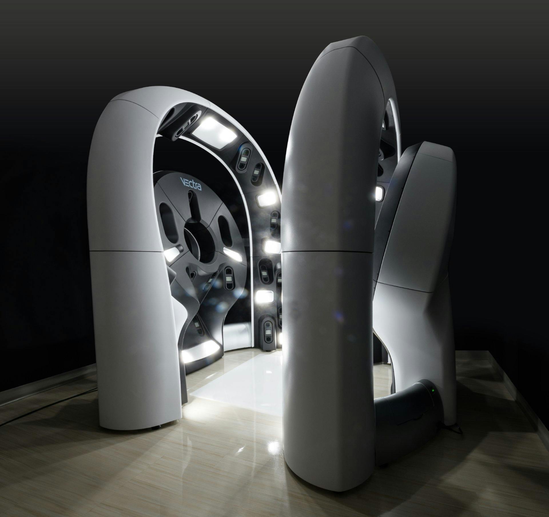 Bildlegende: Schnell und hochpräzise: Der Hi-Tech KI 3D-Hautscanner bei «Derma Utoquai» in Zürich hat einen Wert von einer halben Million Franken.