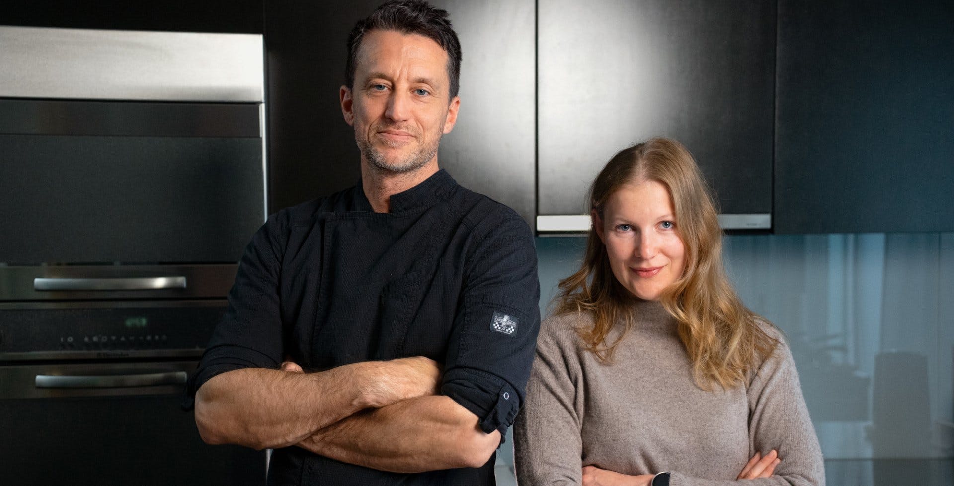 Küchenchef Stefan Kraus und Ernährungsberaterin Tina Locher