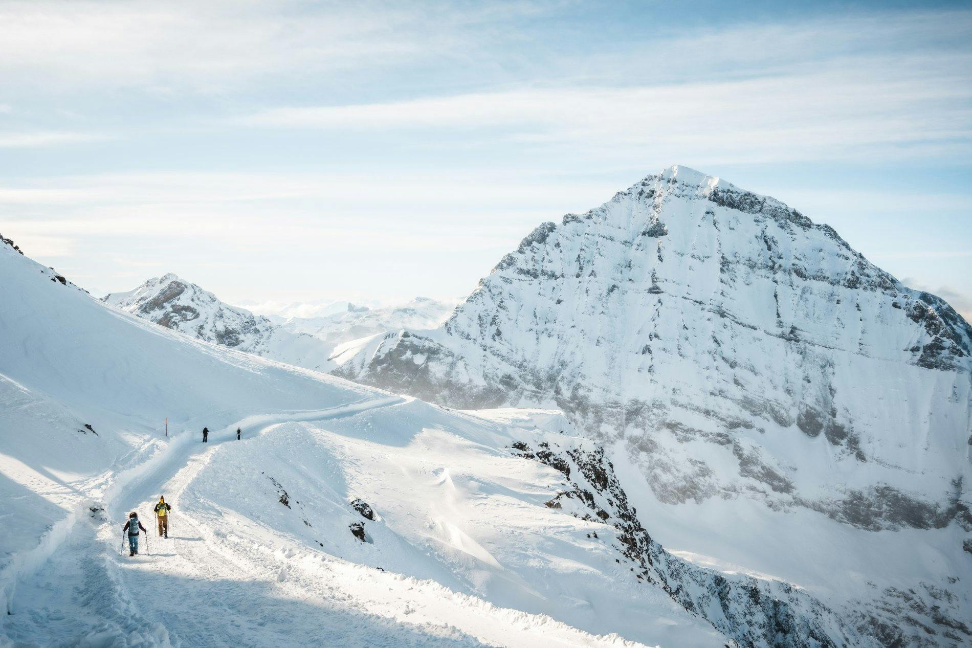 Weitblick deluxe: Vom Hockenhorngrat zeigt sich das Lötschental von seiner imposantesten Seite.