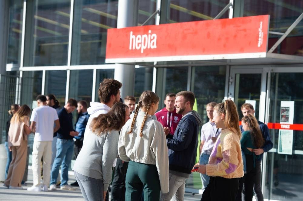 HEPIA, vie sur le campus Prairie.