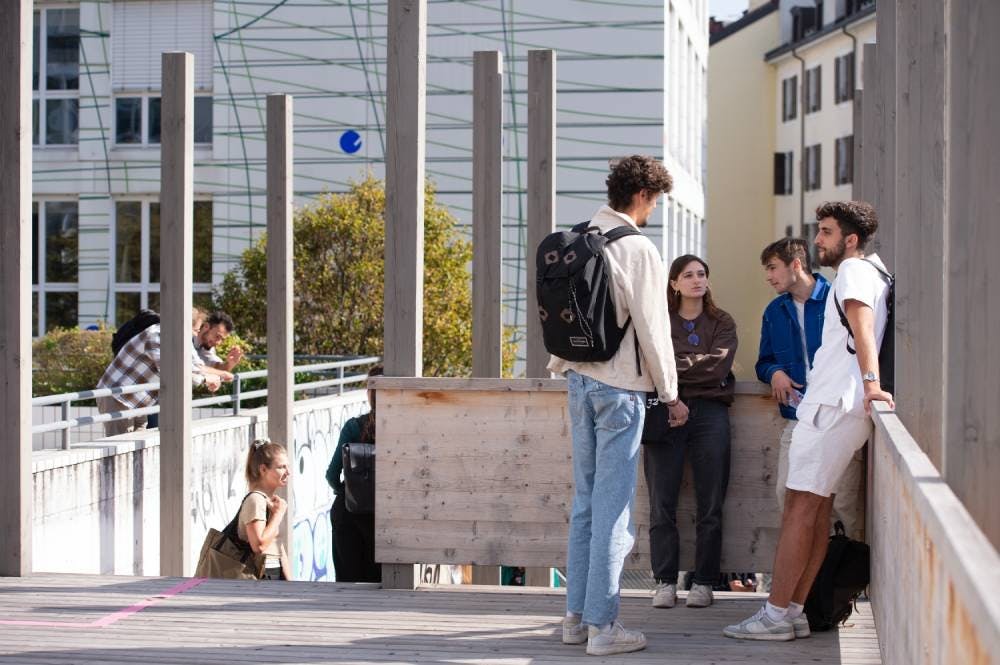 Vie de campus sur le site d’HEPIA Prairie.