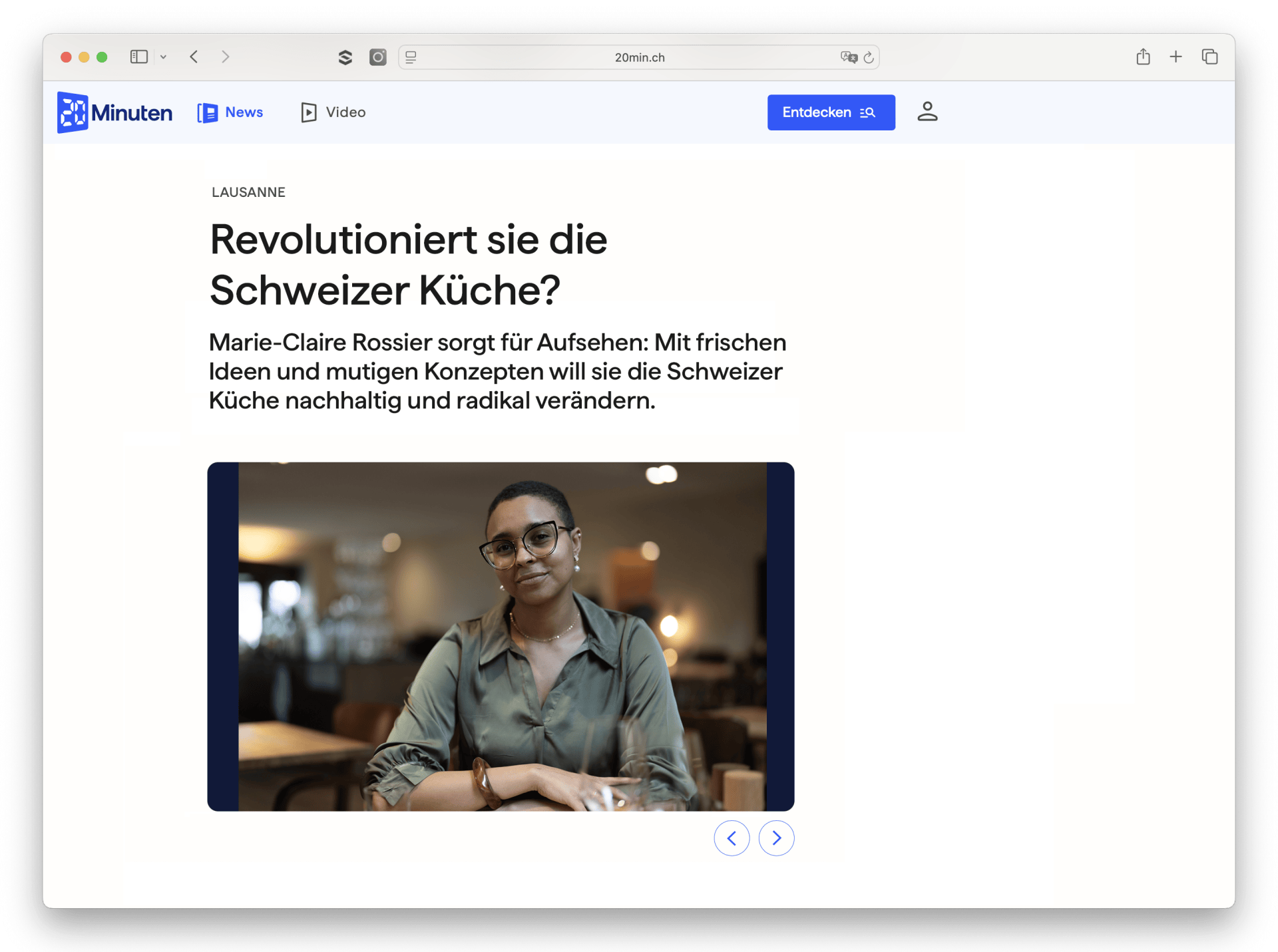 20 Minuten hat bereits über Marie-Claire Rossier berichtet.