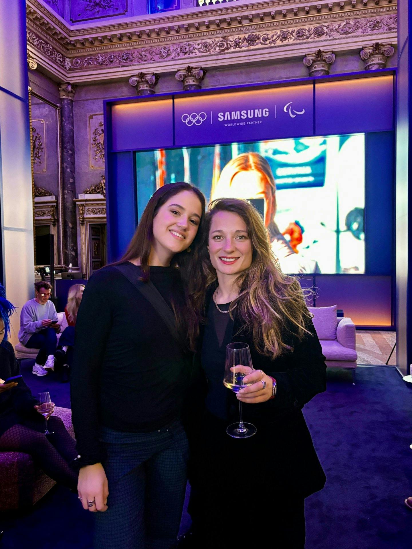 Im Samsung House war unter anderem die Schweizer Freestyle-Skierin Sarah Höfflin zu Gast. «Für alle Athletinnen und Athleten sind die Olympischen Spie...