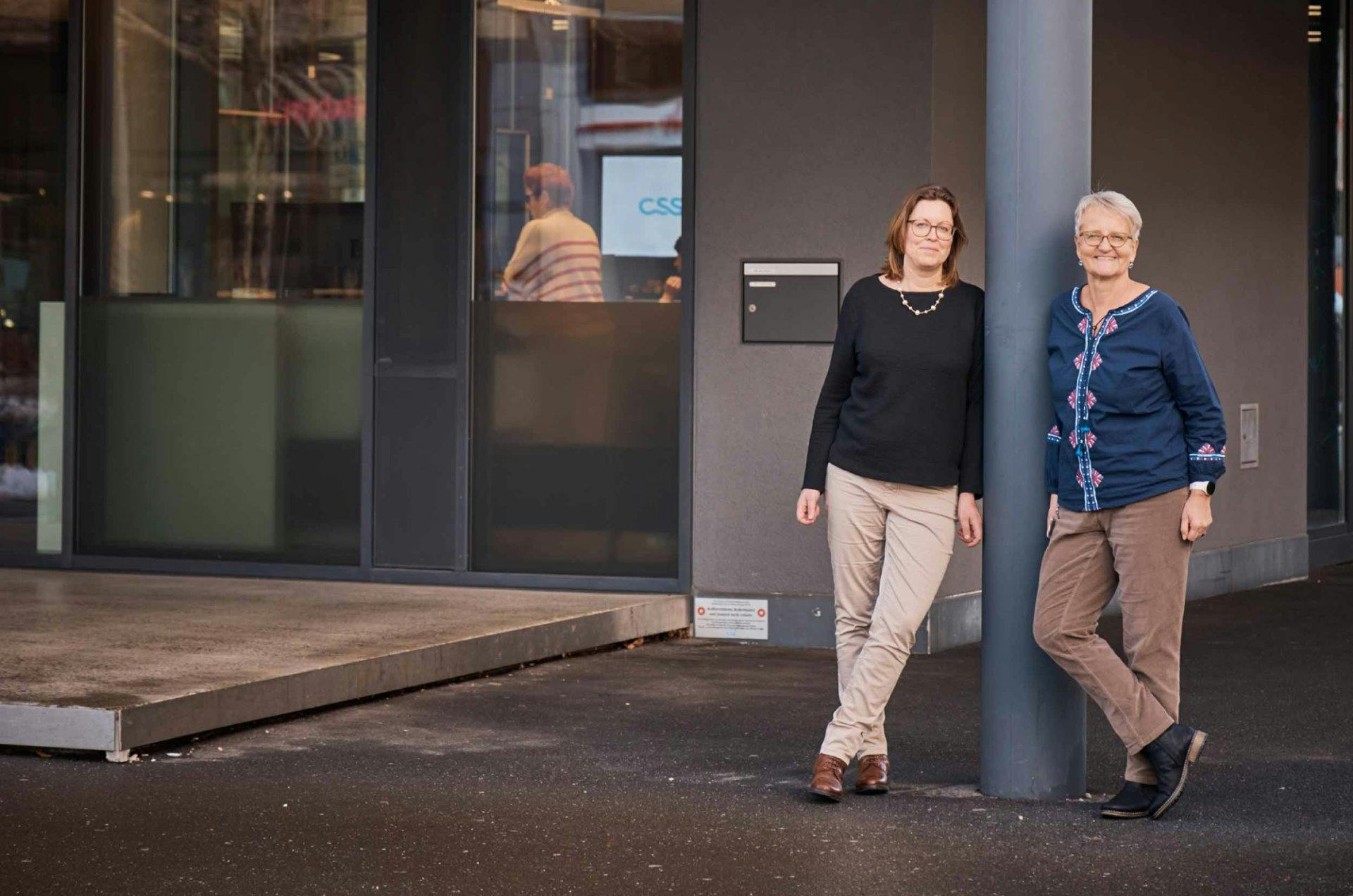 Andrea Hunkeler (links) und Priska Duss: Bei diesem Tandem trifft Fachwissen aus zwei Disziplinen aufeinander.