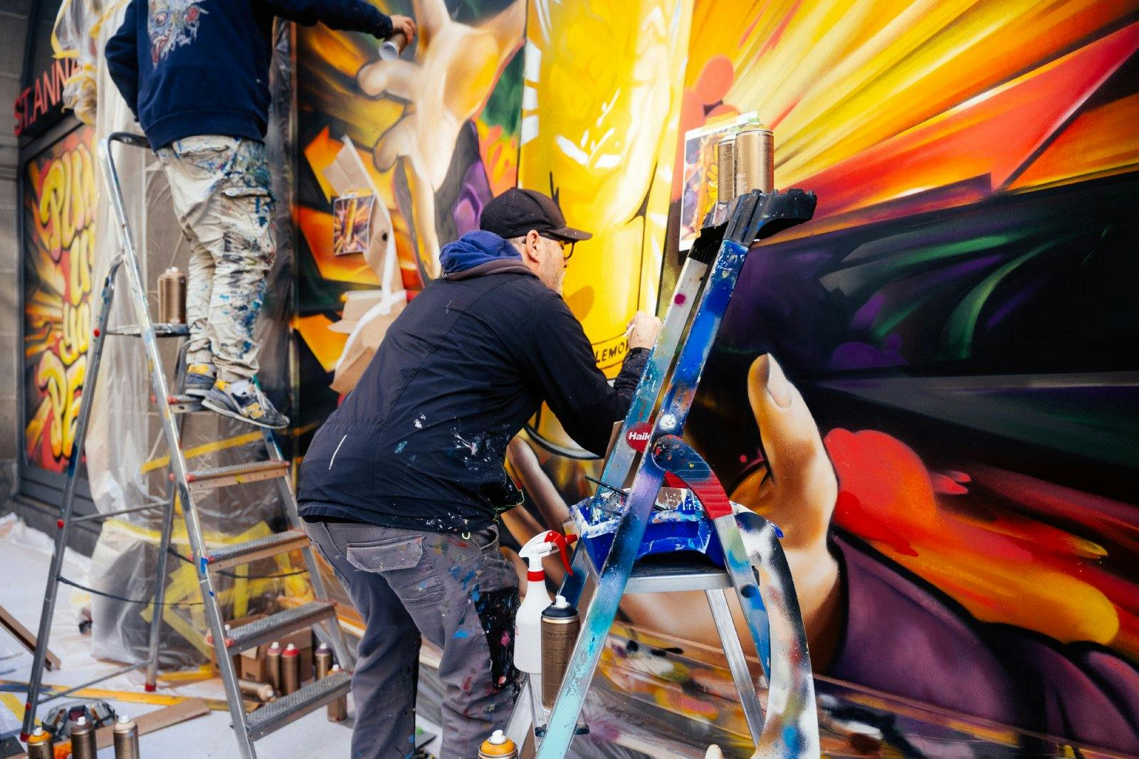 Urban Art live in Zürich.