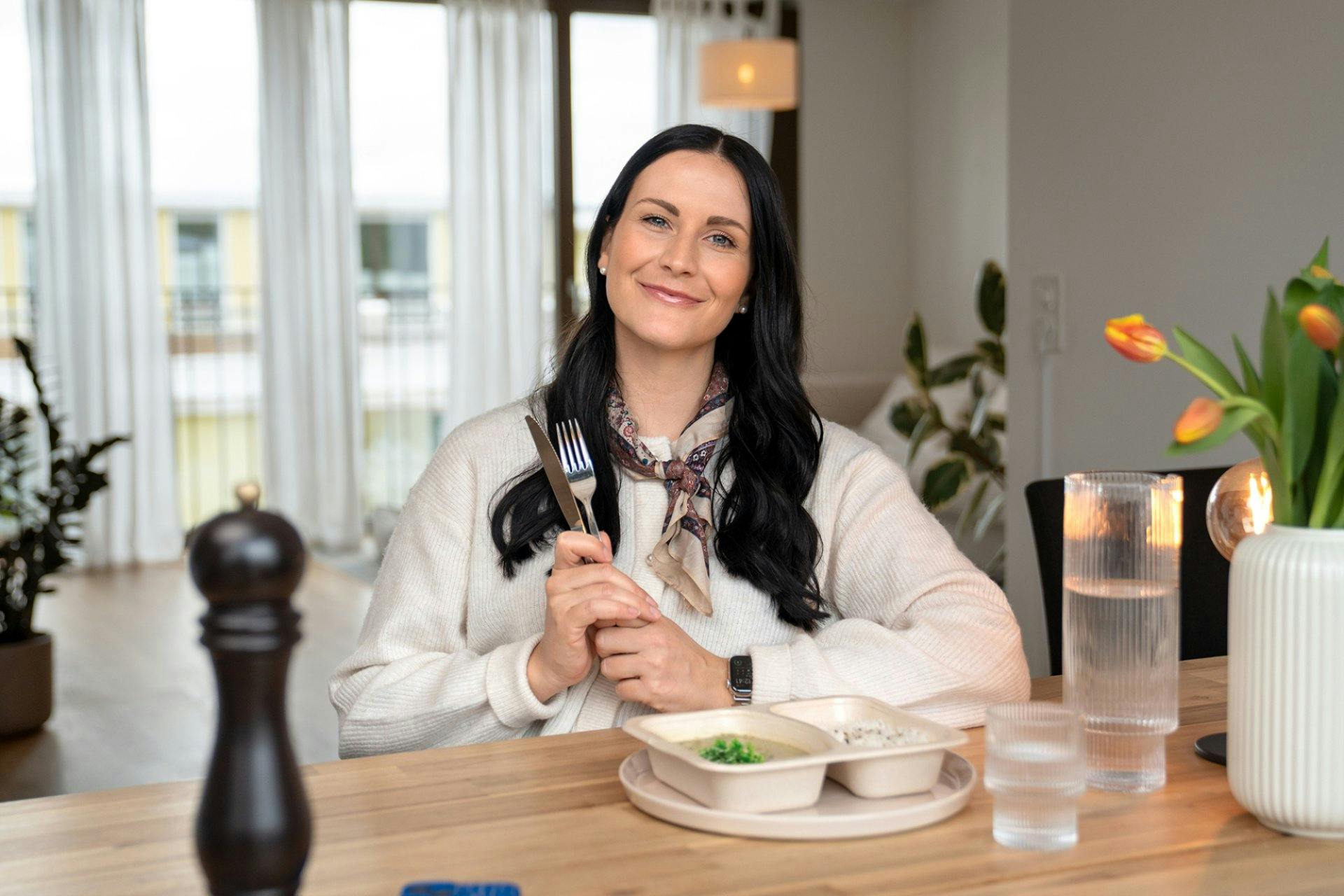 Fabienne (31), Key Account Managerin im medizinischen Bereich: «Ich muss mir übers Kochen keine Gedanken mehr machen und habe wieder richtig Freude am Essen.»