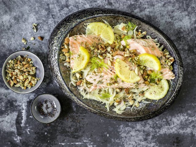 Recette: Saumon confit