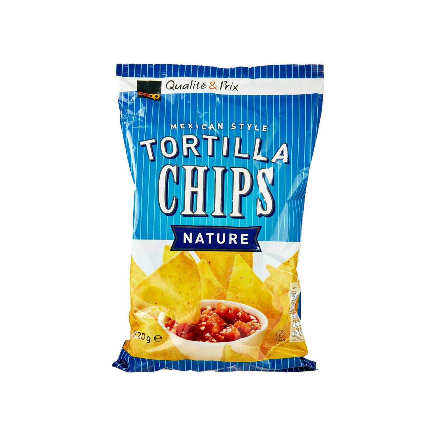 Mit Käse überbackene Maischips, Nachos genannt, sind der Renner im Kino. Beim Filmabend zu Hause kannst du auch auf den Käse verzichten und die Tortil...