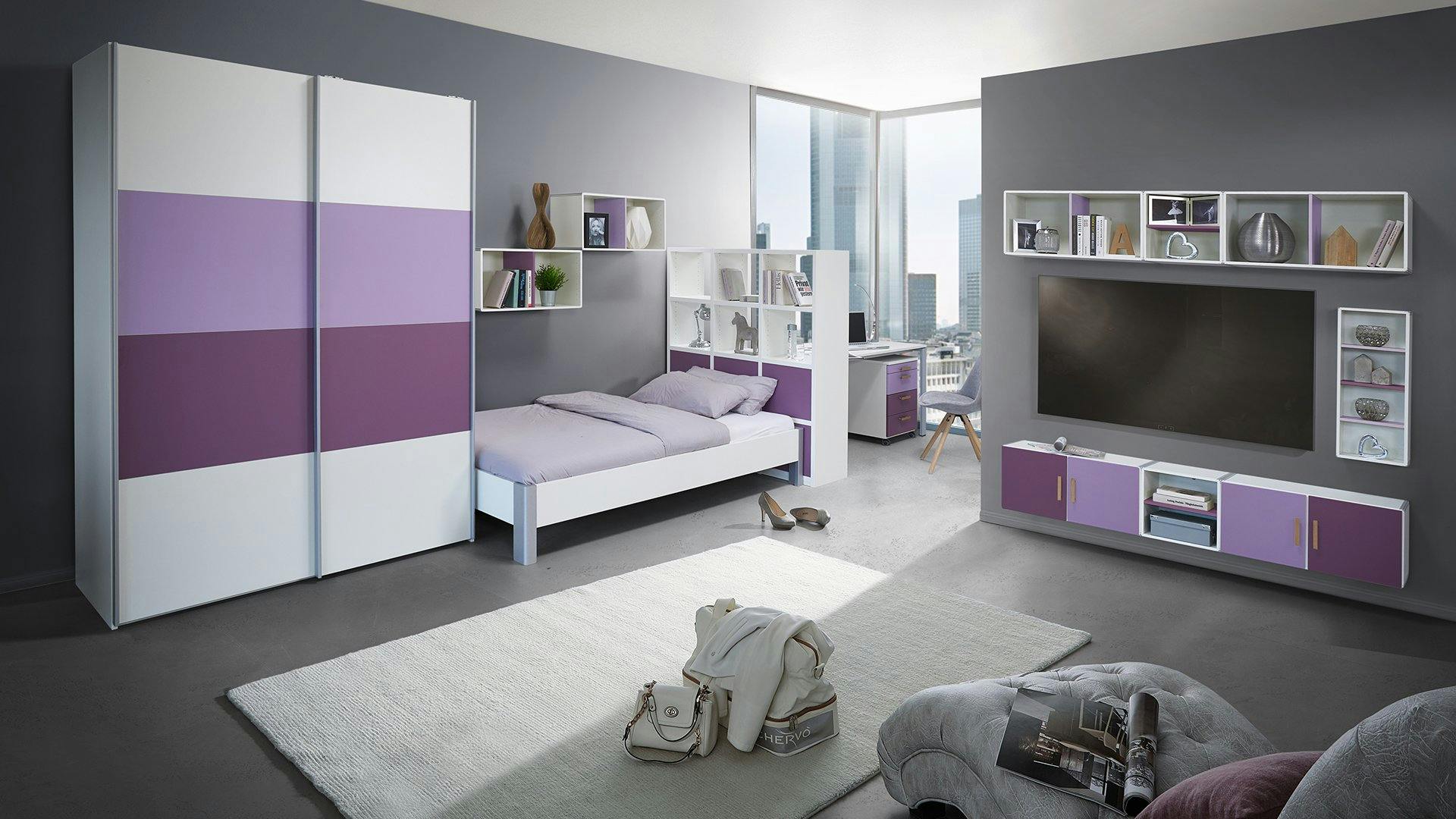 Die Produktpalette von Omlin umfasst verschiedenste Funktionsmöbel wie Klappbetten, Schrank- und Regalsysteme, die individuell kombinierbar sind.