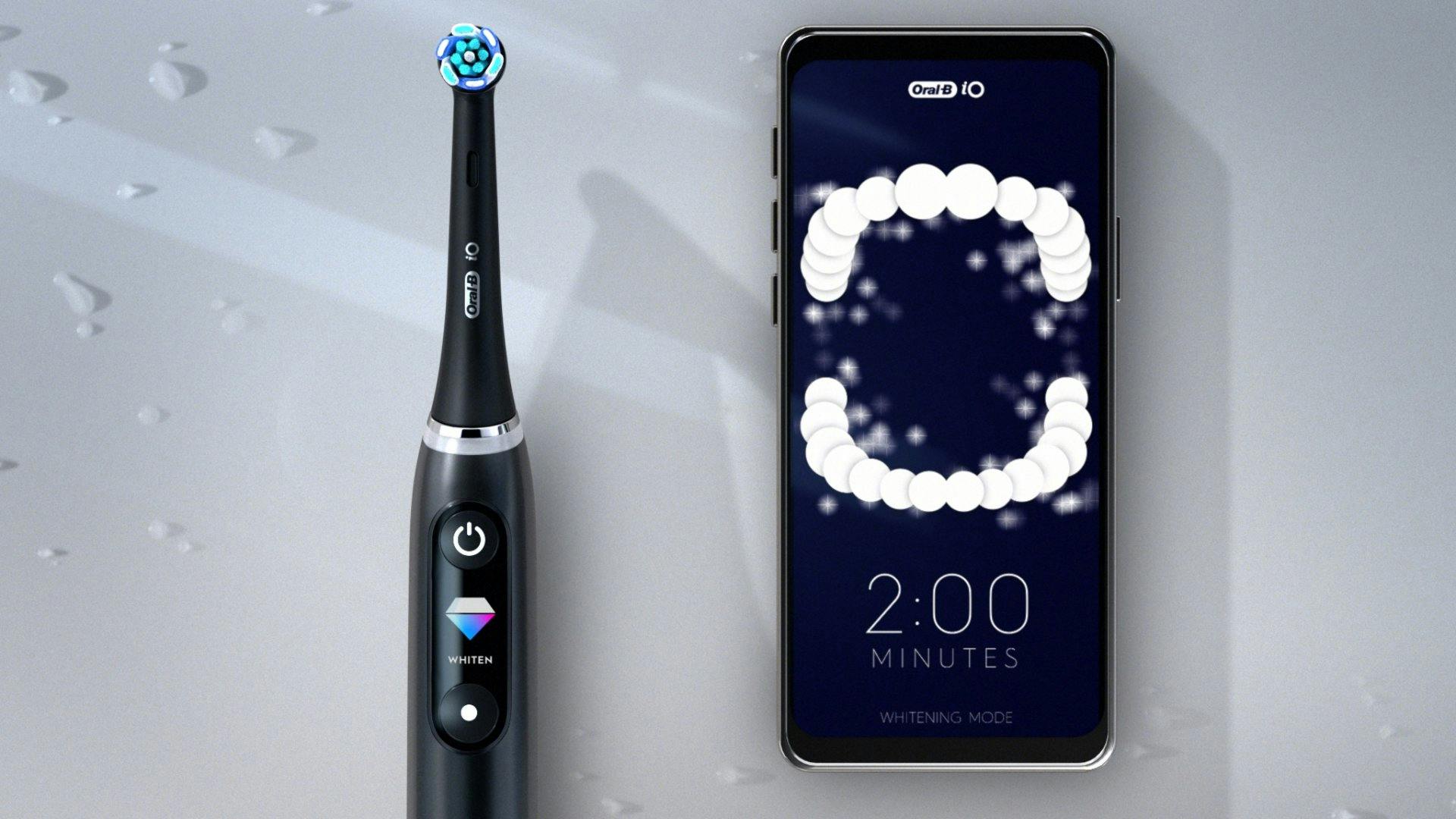 In Kombination mit der Oral-B iO App wird das Putzverhalten analysiert – und optimiert.