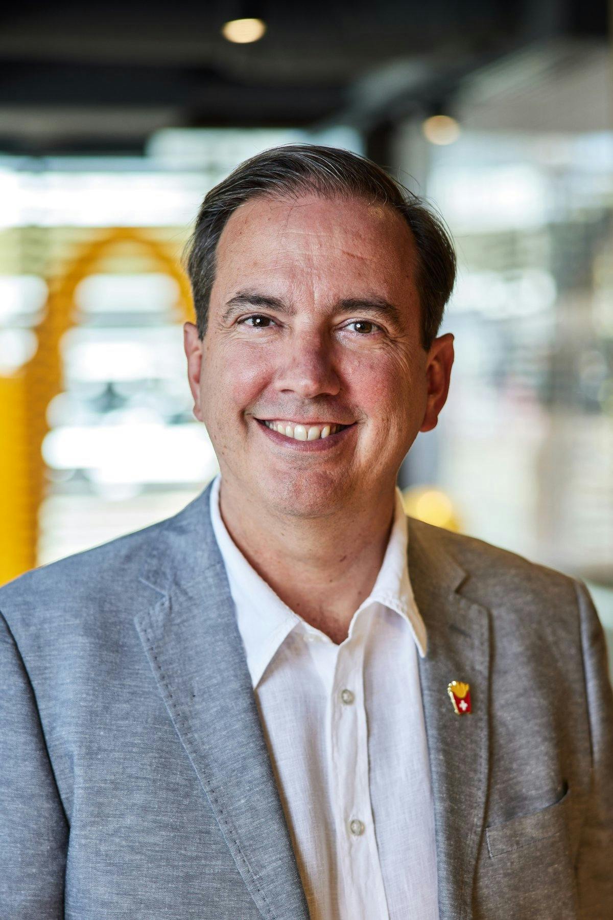 Eduardo Leemann, Lizenznehmer, betreibt 5 McDonald’s-Restaurants in Genf: «Wenn heute jemand neu bei McDonald’s startet, ist mein wichtigster Rat: Sei...