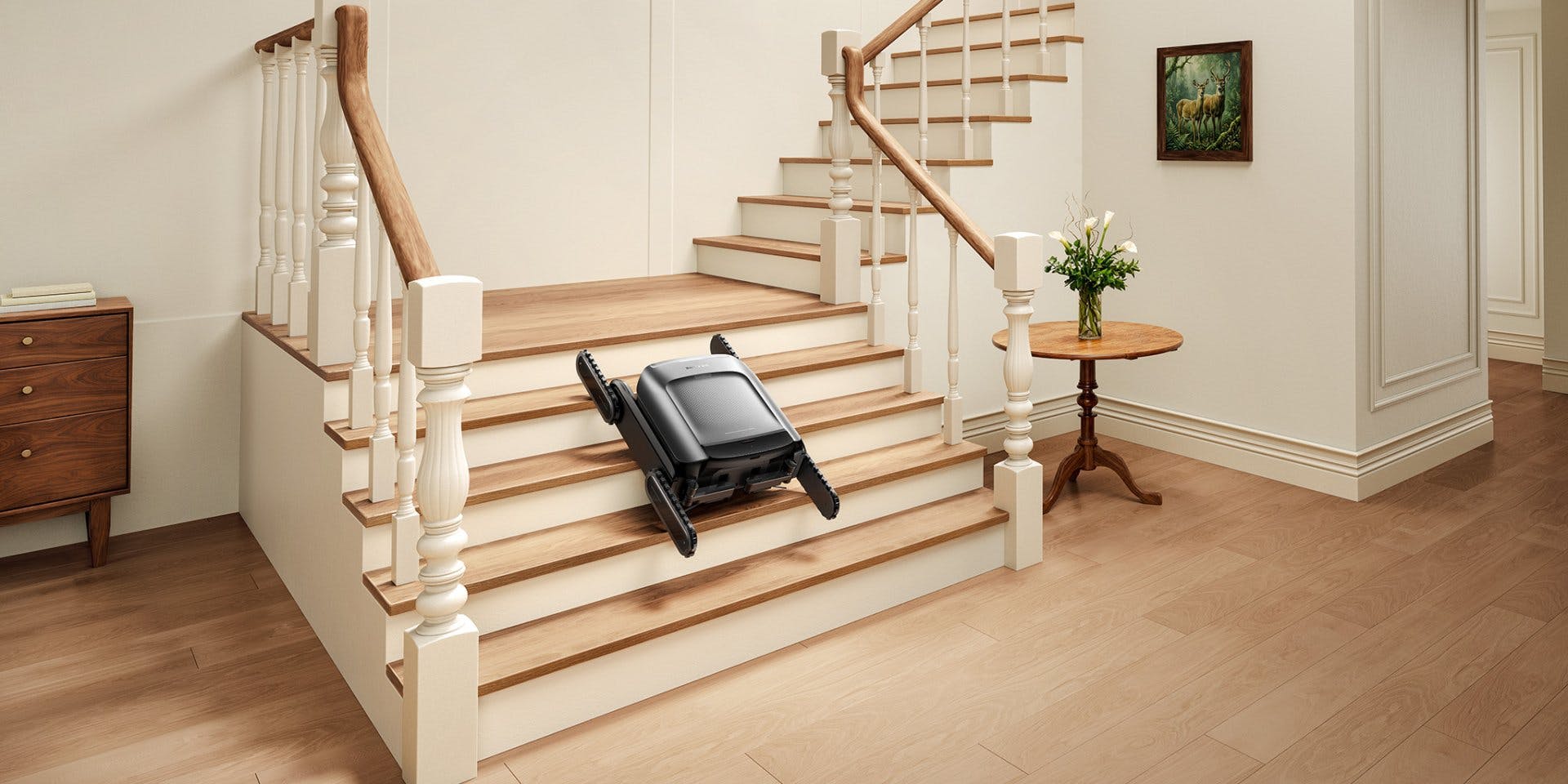 This Robot Vacuum Can Now Climb Stairs