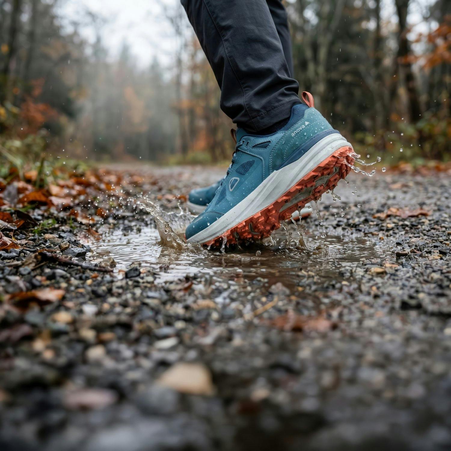 Für jede Witterung: das wasserdichte Outdoor-Modell «Flow Trail Blue».