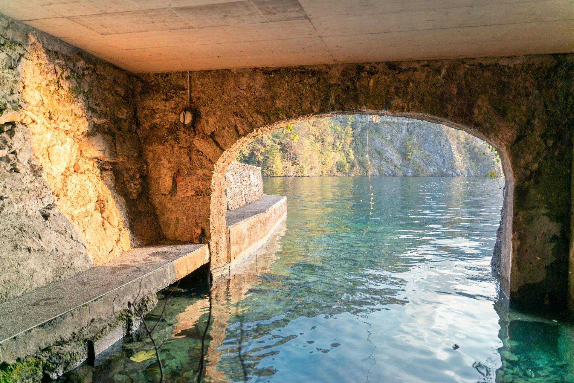 ... wartet ein Dampfbad auf die Gäste