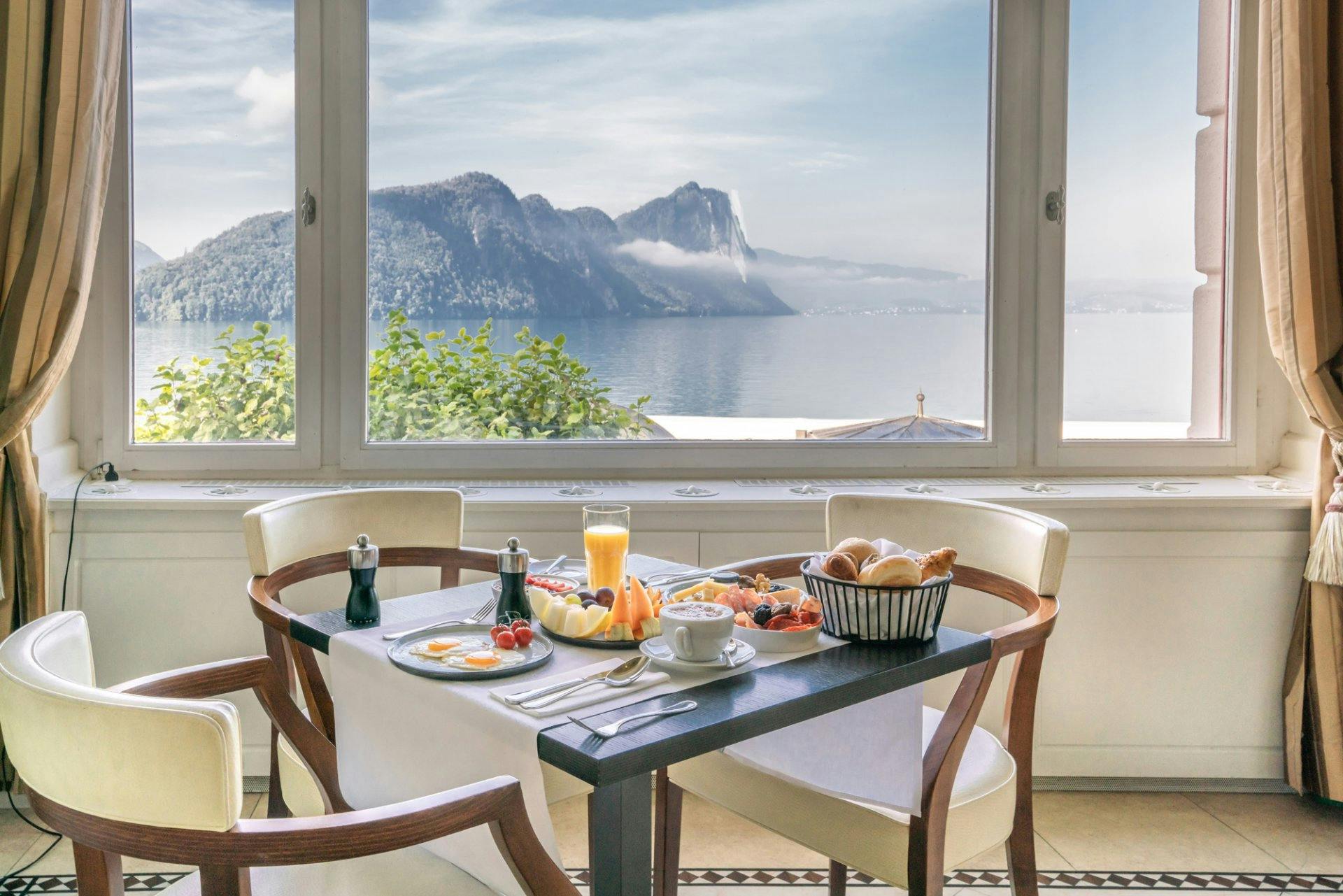 Der Brunch gehört zum Yoga-Package dazu