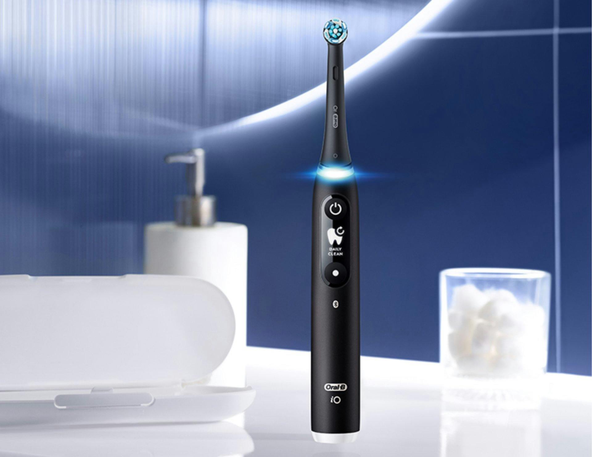 Oral-B iO6: Angeleitetes Putzen mit der App damit du keine Stelle auslässt.