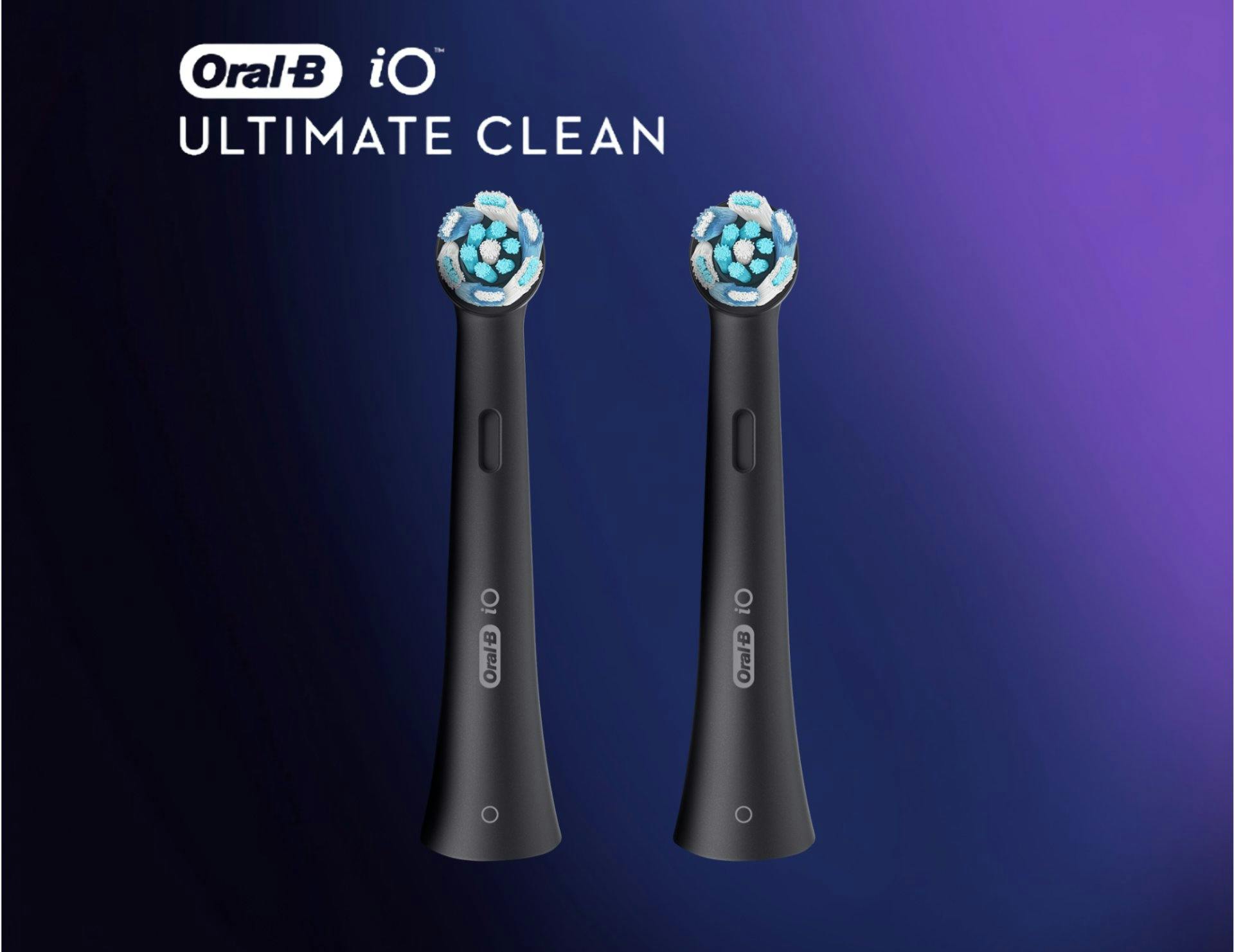 Die Oral-B iO Ultimative Reinigung Aufsteckbürsten sorgen dank perfekter Borstenneigung für eine fortschrittliche 360 Grad Tiefenreinigung.