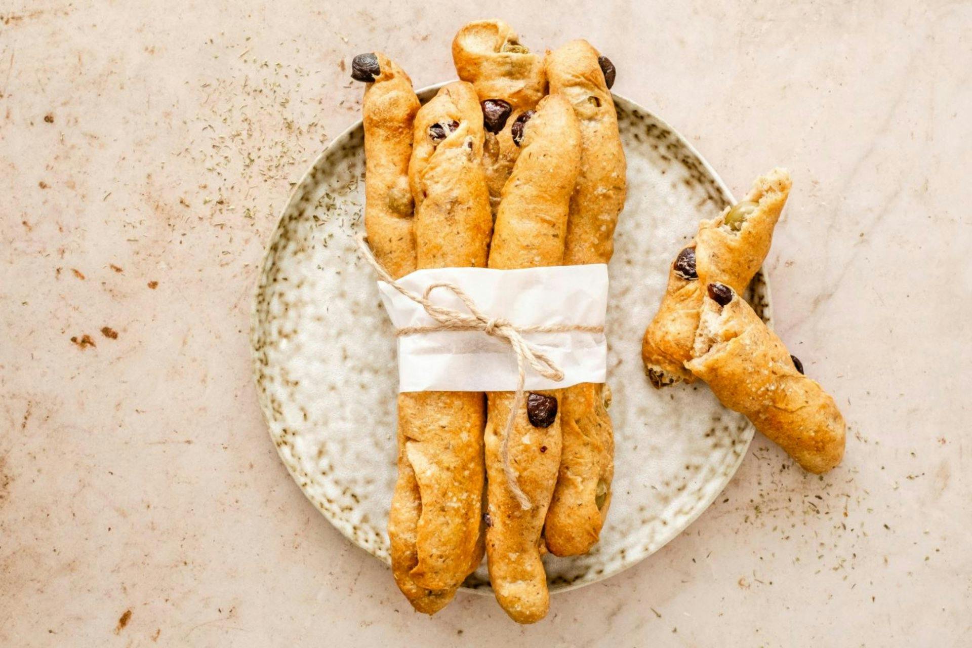 Olivenbrot-Stangen