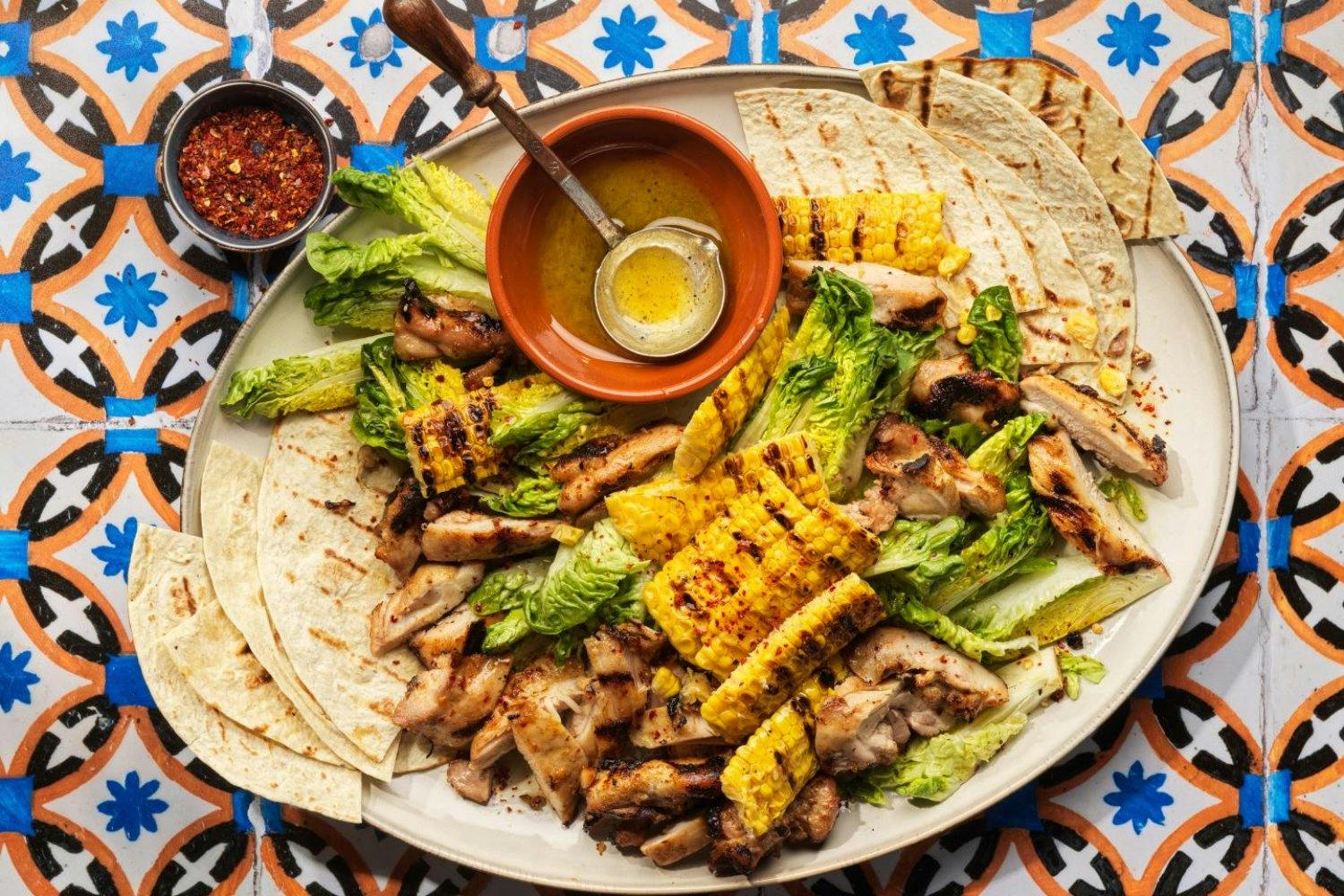 Grillierter Tex-Mex-Salat