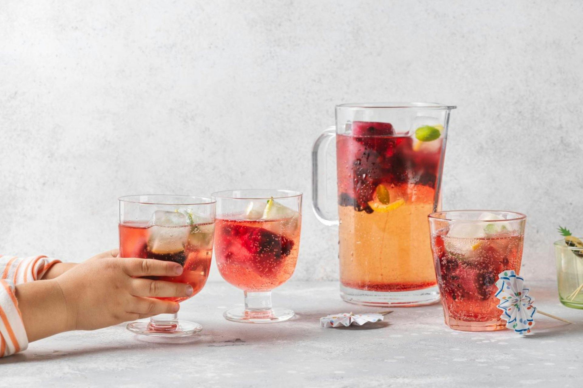 Spritzige Kinderbowle