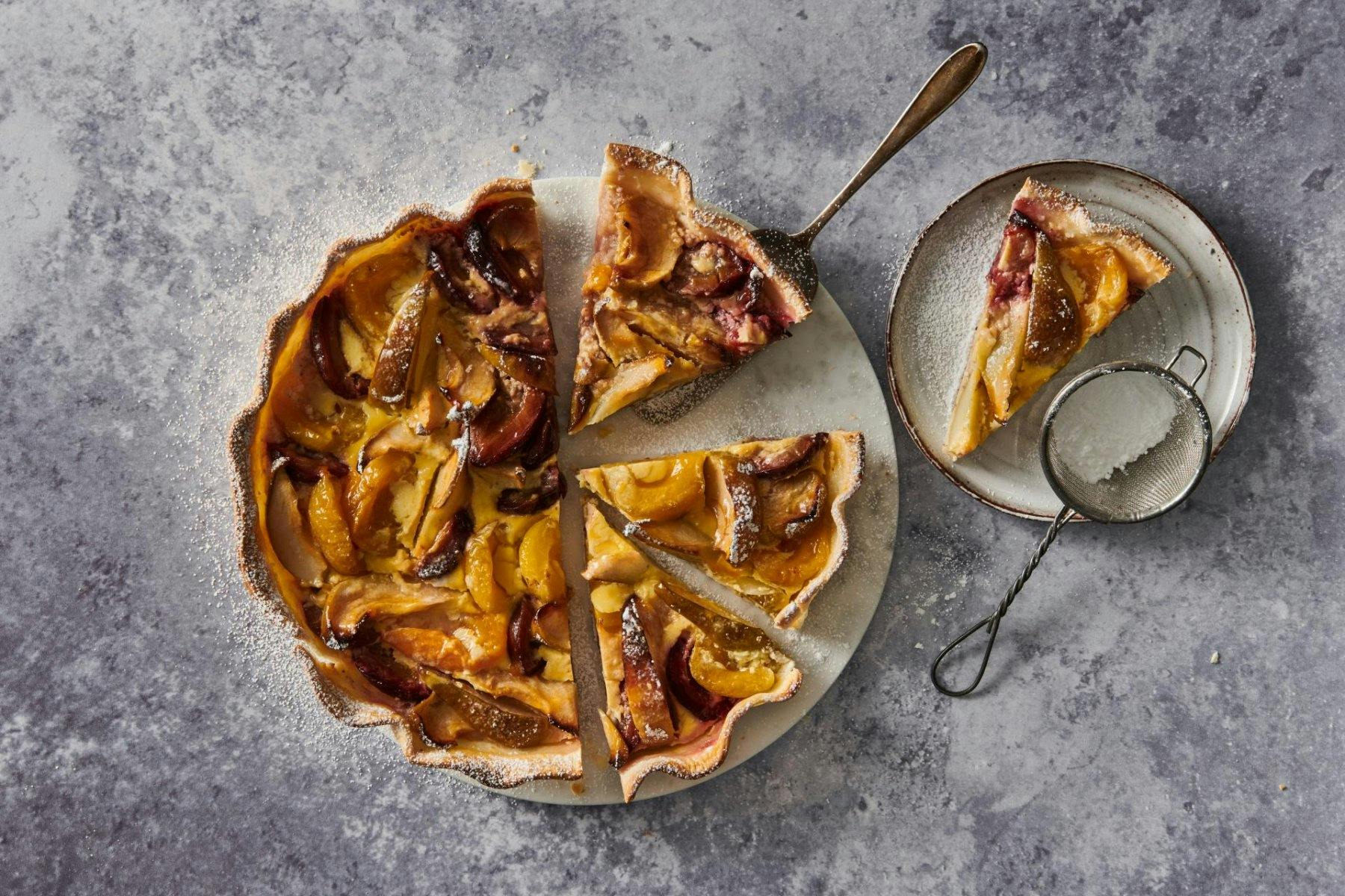 Tarte aux fruits aux restes