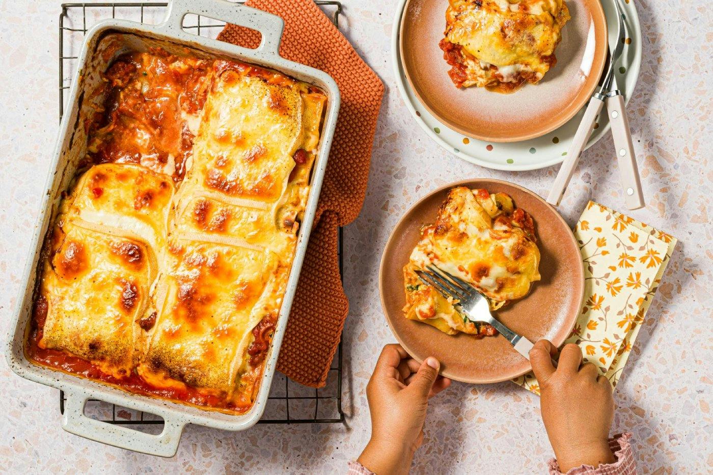 Cannelloni mit Raclettekäse