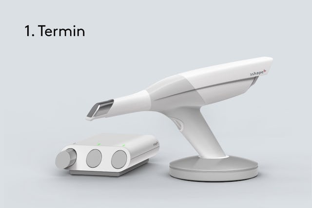 Wähle deinen Gratis Termin für 3D-Scan und Beratung durch unser Zahnarzt-Team.