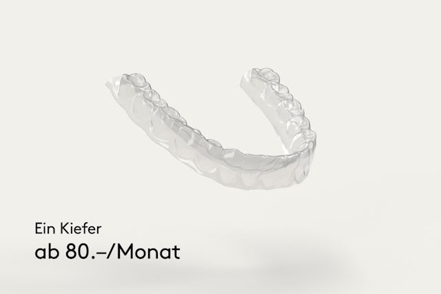Monatliche Rate ab CHF 80.– möglich. 1% Zins auf den Restbetrag.